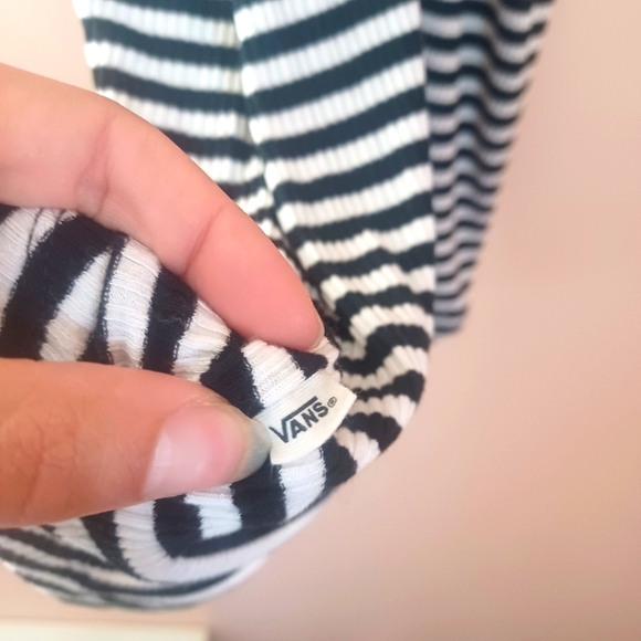 Vans Striped Halter Bodycon Dress Small - Picture 9 of 9